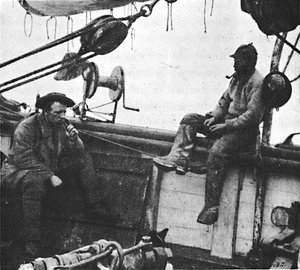 Auf dem Achterdeck der Fram, Oktober 1894
