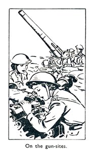 Auf den Geschützstellungen, 1940