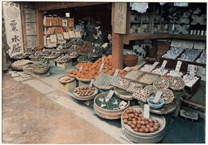 Orangenhändler, ca. 1890 von Unbekannt