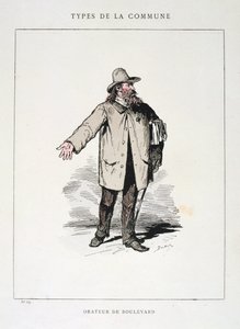 Boulevardredner, Pariser Kommune, 1871 von Unbekannt