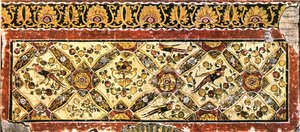 Ornamentales Fries aus der Basilika St. Clemens, Rom, Italien, 1928