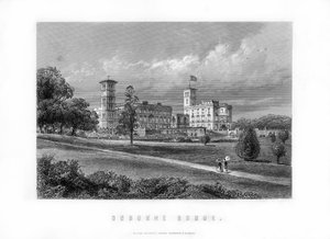 Osborne House, ehemalige königliche Residenz in East Cowes, Isle of Wight, England, 1899