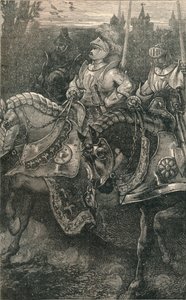 Otterburn - Der Vormarsch von Hotspur, 1388, um 1910