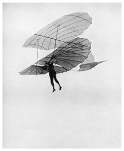 Otto Lilienthal macht einen seiner letzten Flüge, 1896 1956