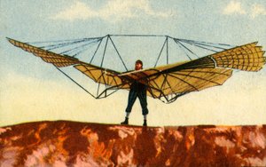 Otto Lilienthals Gleiter, 1890er Jahre von Unbekannt