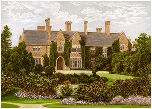 Oxley Manor, Staffordshire, Heimat der Familie Staveley-Hill, um 1880 von Unbekannt