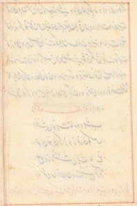 Seite aus Geschichten eines Papageis Tuti-nama: Textseite leer, ca. 1560 von Unbekannt