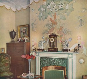 Bemalter Kamin, 1933