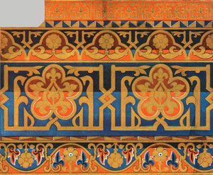 Bemalte Holzdecke in der Kathedrale von Messina, Sizilien, Italien, 1928 von Unbekannt