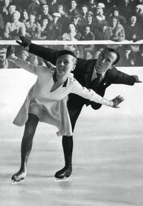 Paarlauf, Olympische Winterspiele, Garmisch-Partenkirchen, Deutschland, 1936 von Unbekannt