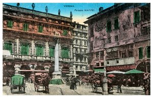 Palazzo Maffei, Verona, Italien, spätes 19. oder frühes 20. Jahrhundert von Unbekannt
