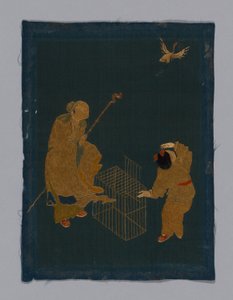 Paneel-Möbelstoff, China, Kangxi-Periode, Qing-Dynastie 1644-1911, 180050