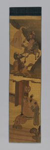 Paneel-Möbelstoff, China, Qing-Dynastie 1644-1911, 1800-1900