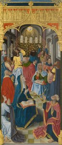 Tafeln vom Hochaltar der Kartause Saint-Honoré, Thuison-les-Abbeville: Pfingsten von Unbekannt