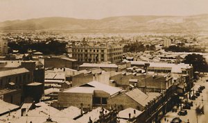 Panorama von Adelaide und den Hügeln, Südaustralien, spätes 19. - frühes 20. Jahrhundert