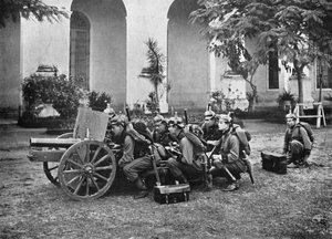 Paraguayische Artillerie, Paraguay, 1911 von Unbekannt