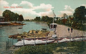 Parkers Fähre, Surbiton, ca. 1907 von Unbekannt