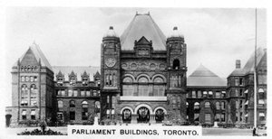Parlamentsgebäude, Toronto, Ontario, Kanada, ca. 1920er