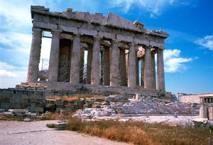 Parthenon auf der Akropolis, Athen, 5. Jahrhundert v. Chr.