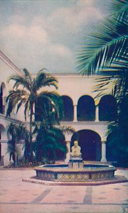 Patio des Hauses der Gastfreundschaft, um 1935
