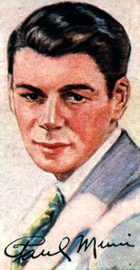 Paul Muni, 1895-1967, Oscar-prämierter vielseitiger Schauspieler, 20. Jahrhundert von Unbekannt