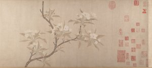 Birnenblüten, ca. 1280 von Unbekannt