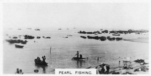 Perlenfischen, Australien von Unbekannt