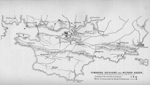 Pembroke Dockyard und Milford Haven, 1884