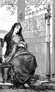 Penelope und ihr Webstuhl, 1886 von Unbekannt