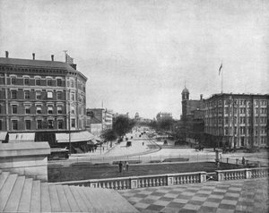Pennsylvania Avenue, Washington DC, USA, um 1900