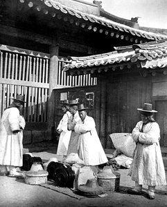 Menschen aus Korea, 1900