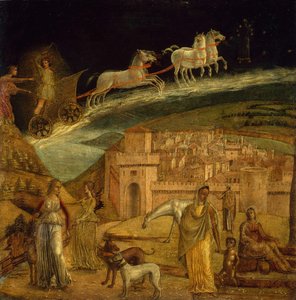 Phaeton fährt den Wagen des Phoebus