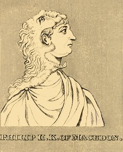 Philipp II., König von Makedonien, 382-336 v. Chr., 1830