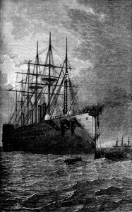 Aufnahme des Atlantikkabels, 1866