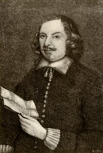 Bild von Edward Winslow in puritanischer Kleidung, 1644, 1937
