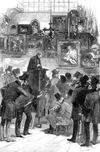 Bilderverkauf bei Messrs Christie und Mantons, King Street, St. James, London von Unbekannt