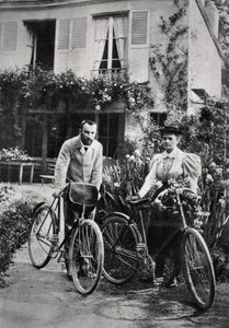 Pierre und Marie Curie, französische Physiker von Unbekannt