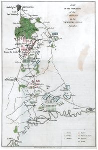 Plan der Operation der Kampagne in den Niederlanden, Juni 1815, 1816