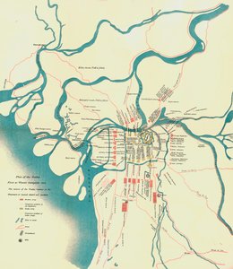 Plan der ersten oder Winterkampagne von Osaka, 1614, 1903