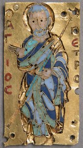 Plakette mit dem heiligen Petrus, byzantinisch, 11. Jahrhundert