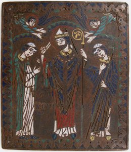 Tafel mit dem heiligen Wilhelm von Bourges, französisch, ca. 1218-25 von Unbekannt