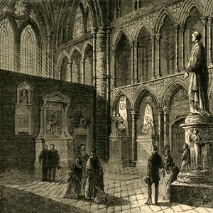 Poets Corner, Westminster Abbey, 1881 von Unbekannt