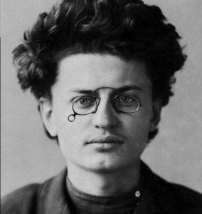 Polizeifoto von Leon Trotsky, russischer Revolutionär
