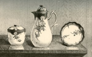 Porzellan-Kaffeeservice, Mitte-Ende 18. Jahrhundert, 1903