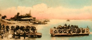 Port Said - Kantara Dorf, ca. 1918-1939 von Unbekannt