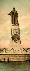 Port Said - Statue von Ferdinand de Lesseps, ca. 1918-ca. 1939 von Unbekannt