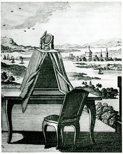 Tragbares Zelt vom Typ Camera Obscura, 1764