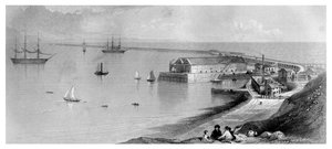 Portland Harbour und Wellenbrecher