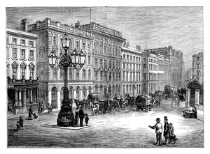 Portland Street, Manchester, spätes 19. Jahrhundert von Unbekannt