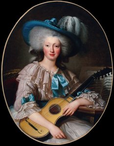 Porträt von Félicité-Louise de Frézals 1765-1854, geborene Esmangard de Beauval von Unbekannt